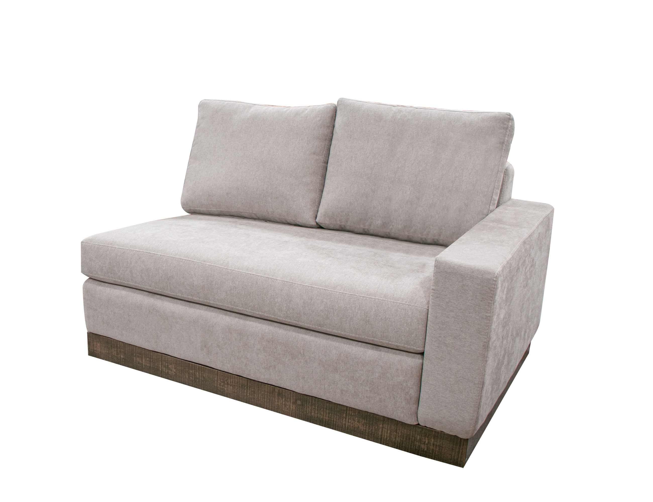  Wooden Frame and Base, Sectional Right-Arm Loveseat IUP722-LOV-RT-151