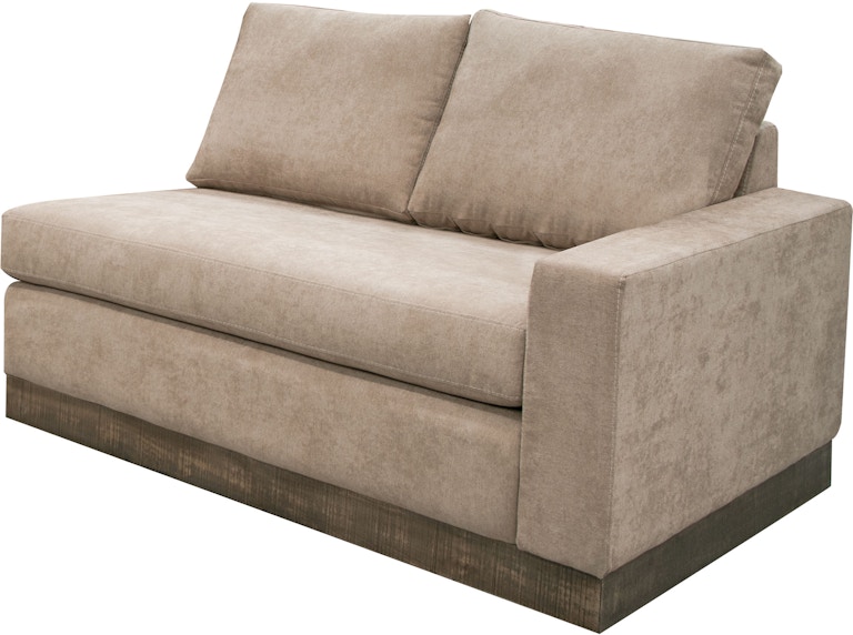 International Furniture Direct Georgia Wooden Frame and Base, Sectional Right-Arm Loveseat IUP722-LOV-RT-152
