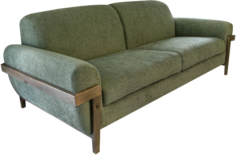 International Furniture Direct Loft Brown Wooden Frame and Base, Sofa IUP644-SOF-111