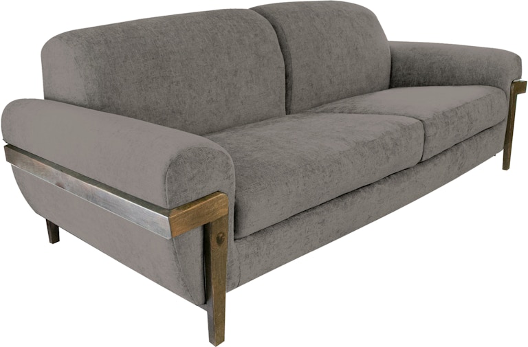 International Furniture Direct Loft Brown Wooden Frame and Base, Sofa IUP644-SOF-151