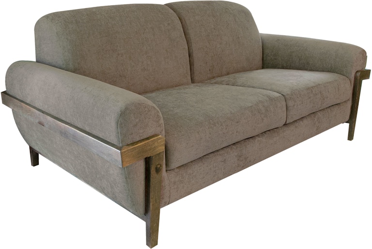 International Furniture Direct Loft Brown Wooden Frame and Base, Sofa IUP644-SOF-152