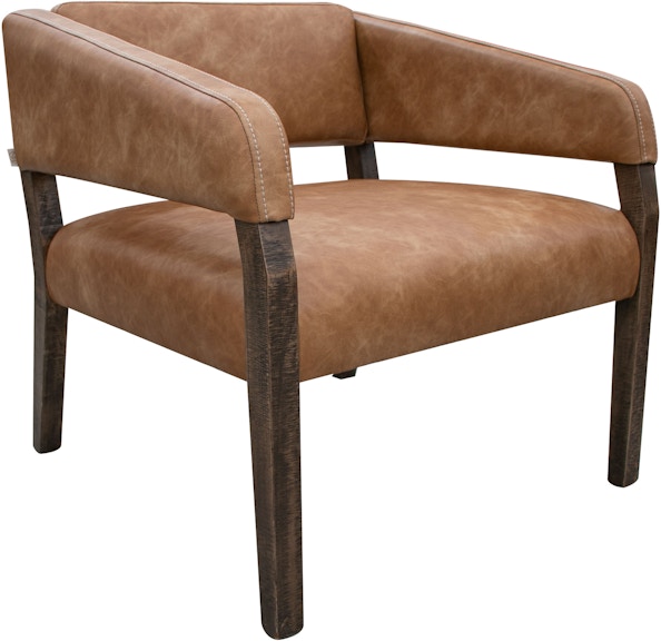 International Furniture Direct Murcia Wooden Frame, Armchair IUP221-ACH-202
