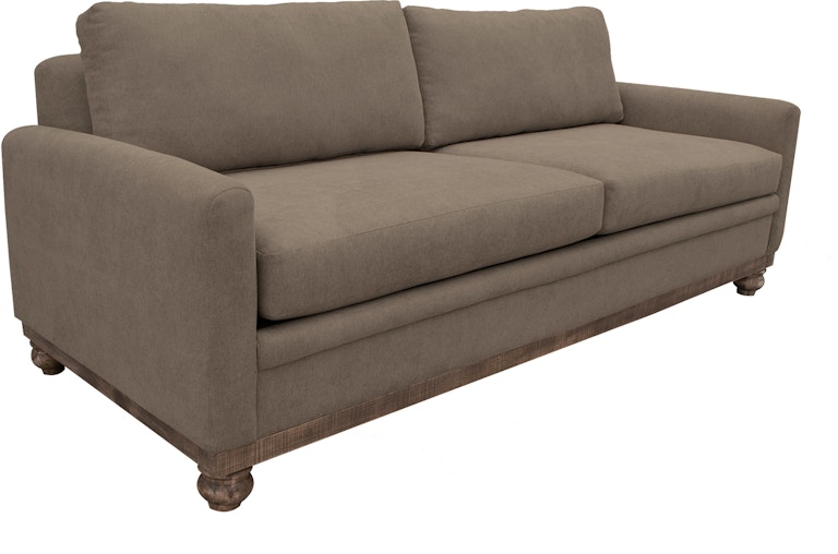 International Furniture Direct Pueblo Gray Wooden Frame and Base, Sofa IUP340-SOF-152