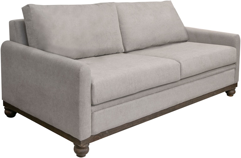 International Furniture Direct Pueblo Gray Wooden Frame and Base, Sofa IUP340-SOF-161