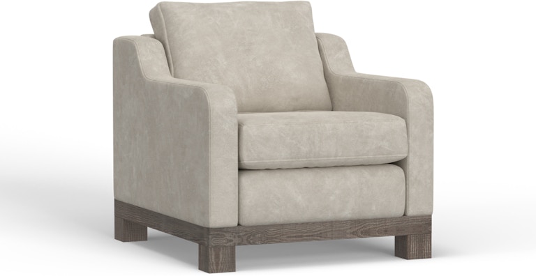International Furniture Direct Samba Wooden Frame and Base, Armchair IUP298-ACH-210