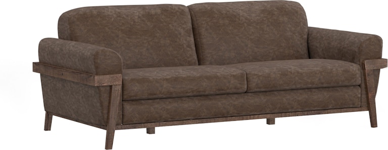International Furniture Direct Loft Brown Wooden Frame and Base, Sofa IUP644-SOF-212