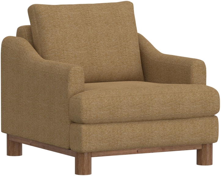 International Furniture Direct Olimpia Wooden Frame and Base, Armchair IUP738-ACH-175