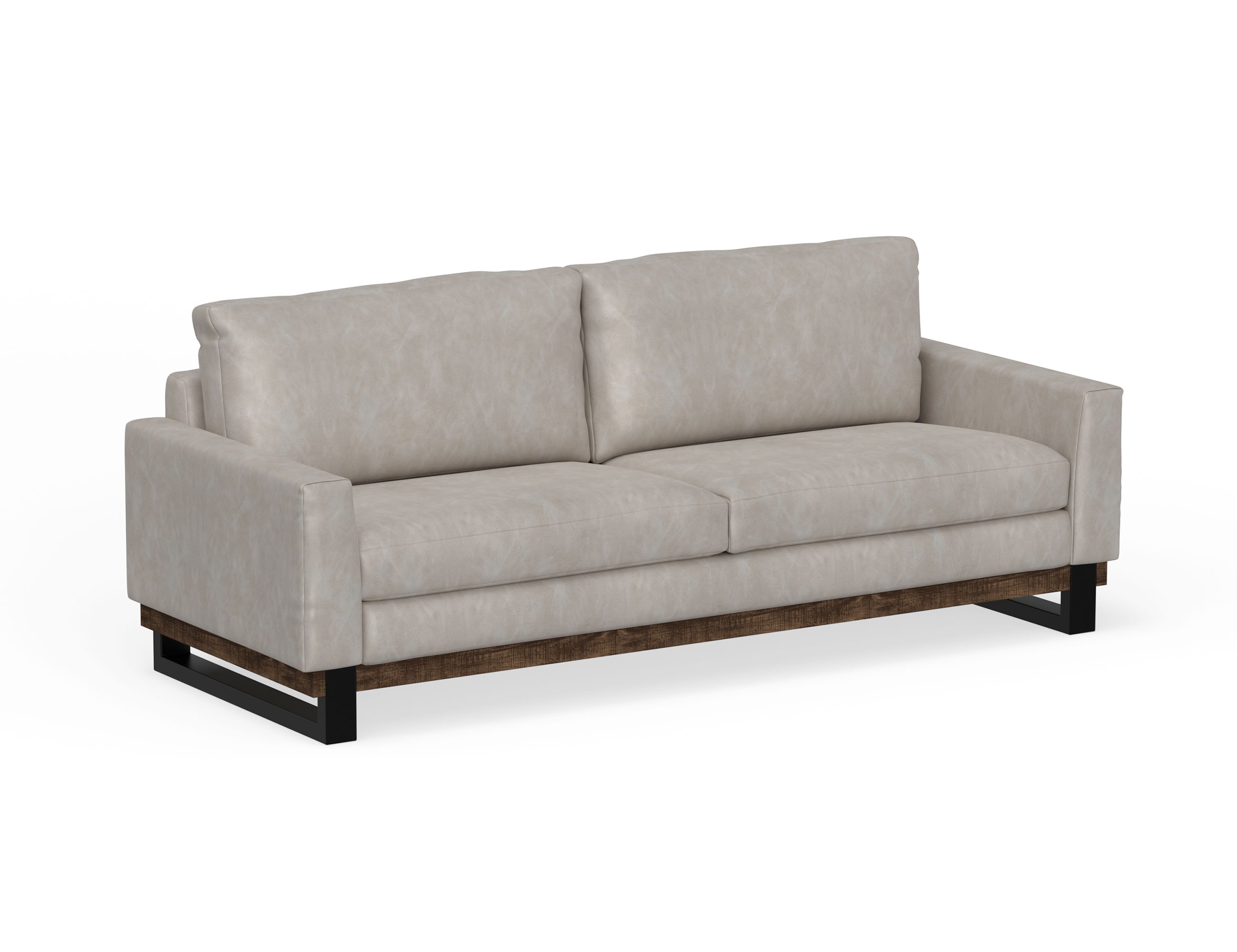 International Furniture Direct Metal and Wood Base, Sofa IUP778-SOF-210