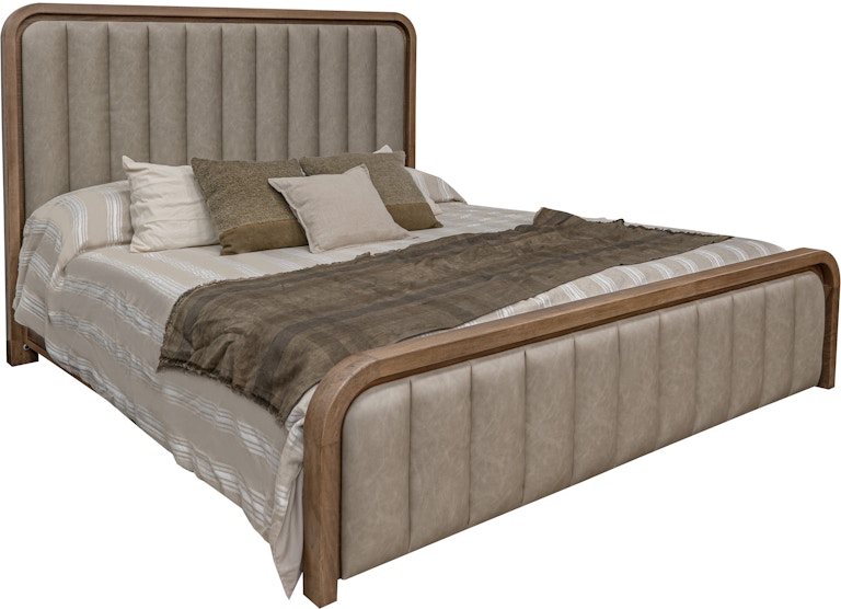 International Furniture Direct Mezquite Upholstered King Bed IFD6622BED-EK