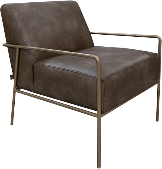 International Furniture Direct Aragon Wooden Frame and Metal Base, Armchair IUP611-ACH-212