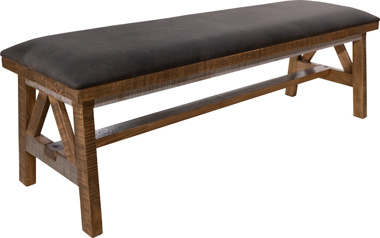 International Furniture Direct Loft Brown Bench IFD6443BEN