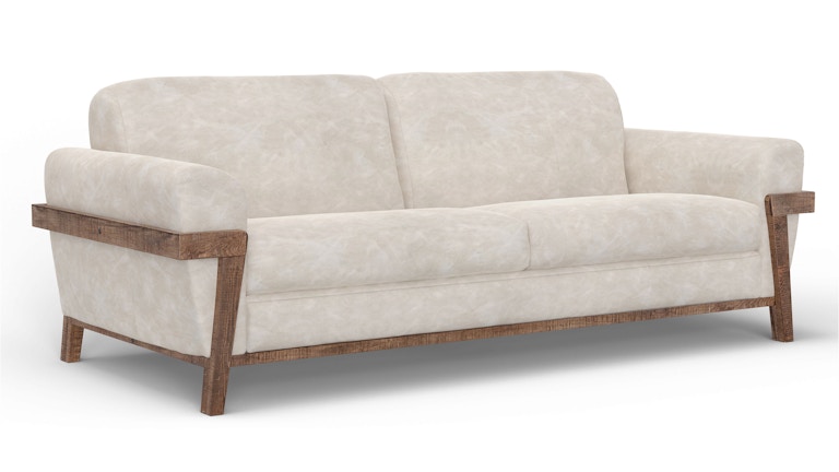 International Furniture Direct Loft Brown Wooden Frame and Base, Sofa IUP644-SOF-210