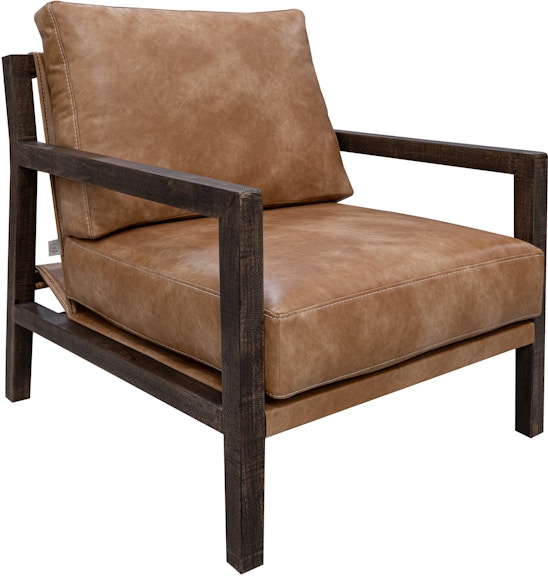 International Furniture Direct Milan Wooden Frame, Armchair IUP401-ACH-202