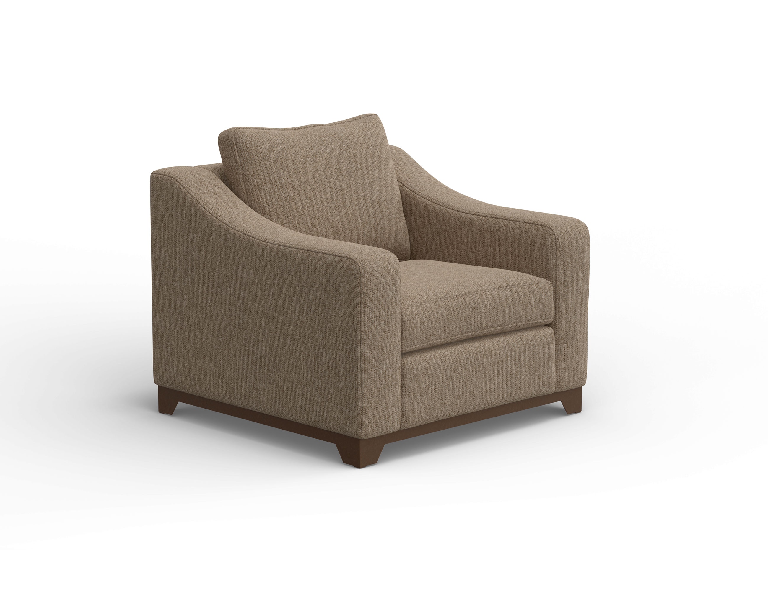 International Furniture Direct Wooden Frame and Base, Armchair IUP868-ACH-152