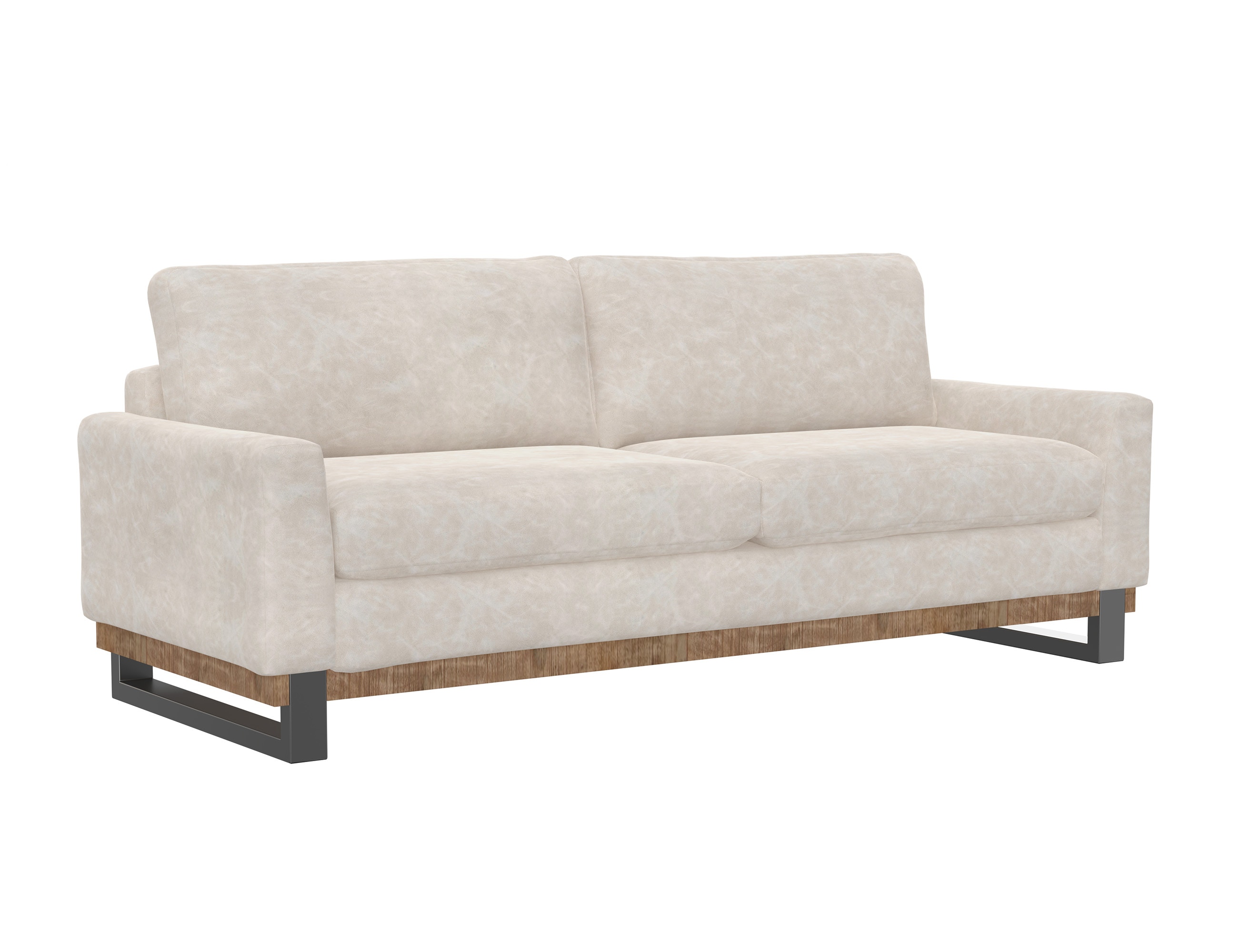  Metal and Wood Base, Sofa 