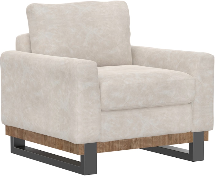 International Furniture Direct Mita Metal and Wood Base, Armchair IUP241-ACH-210