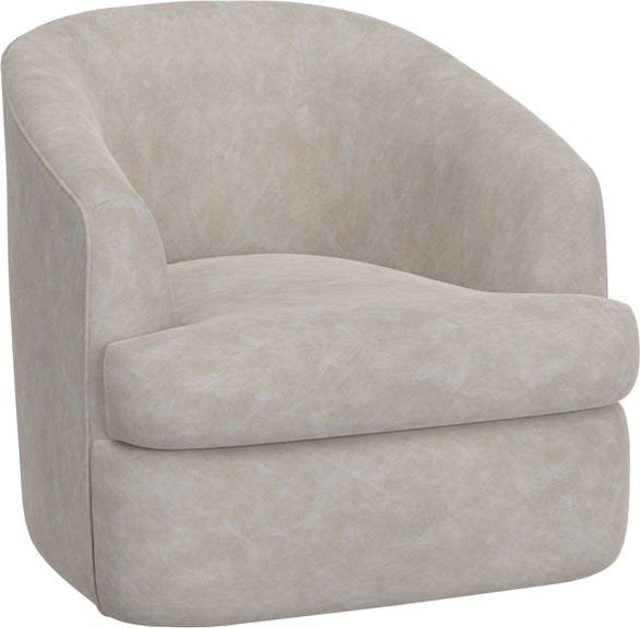International Furniture Direct Tumbi Wooden Frame and Metal Base, 360 Degree Swivel Accent Chair IUP854-ACH-210