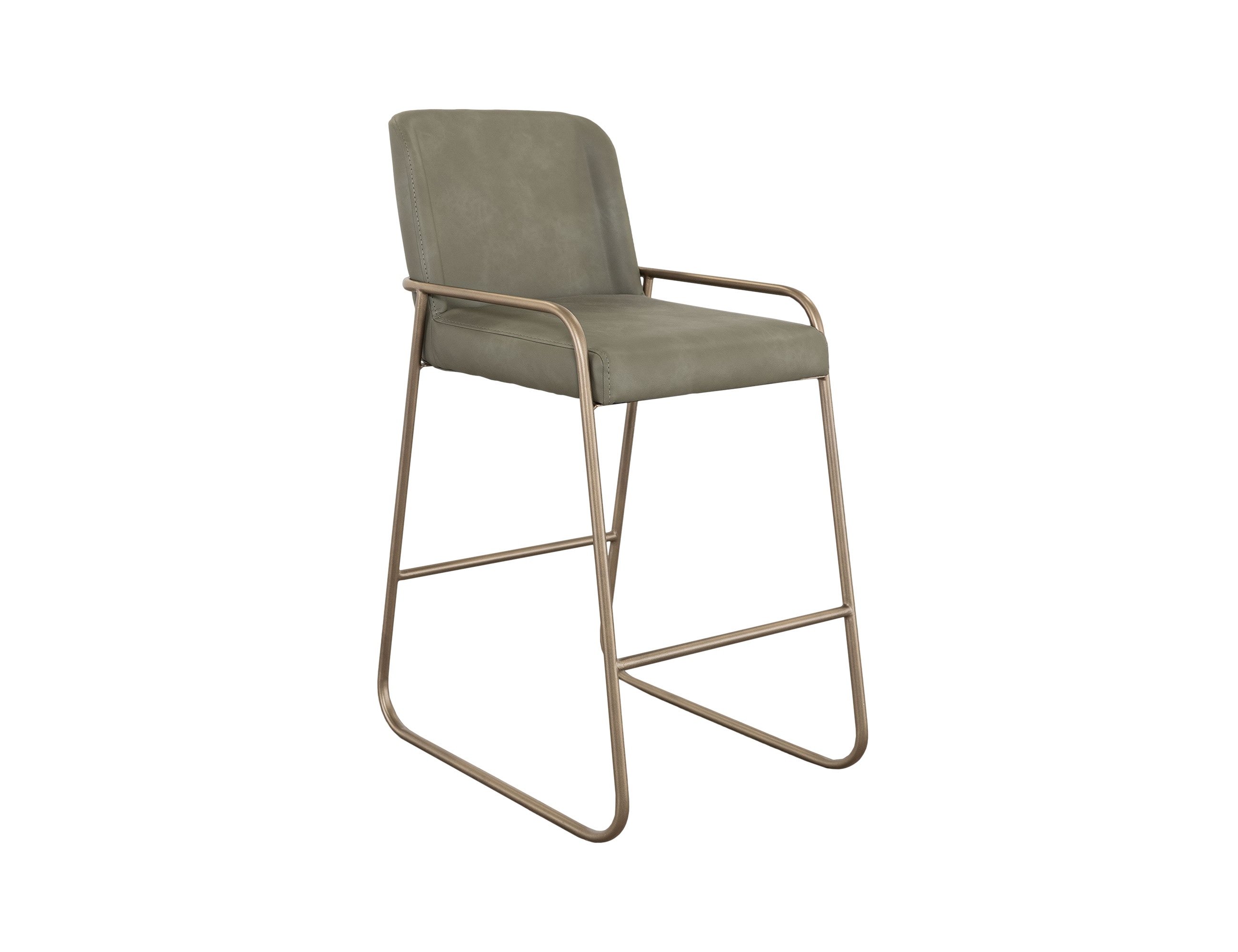  Wooden Frame and Metal Base, Barstool 30 Inch 