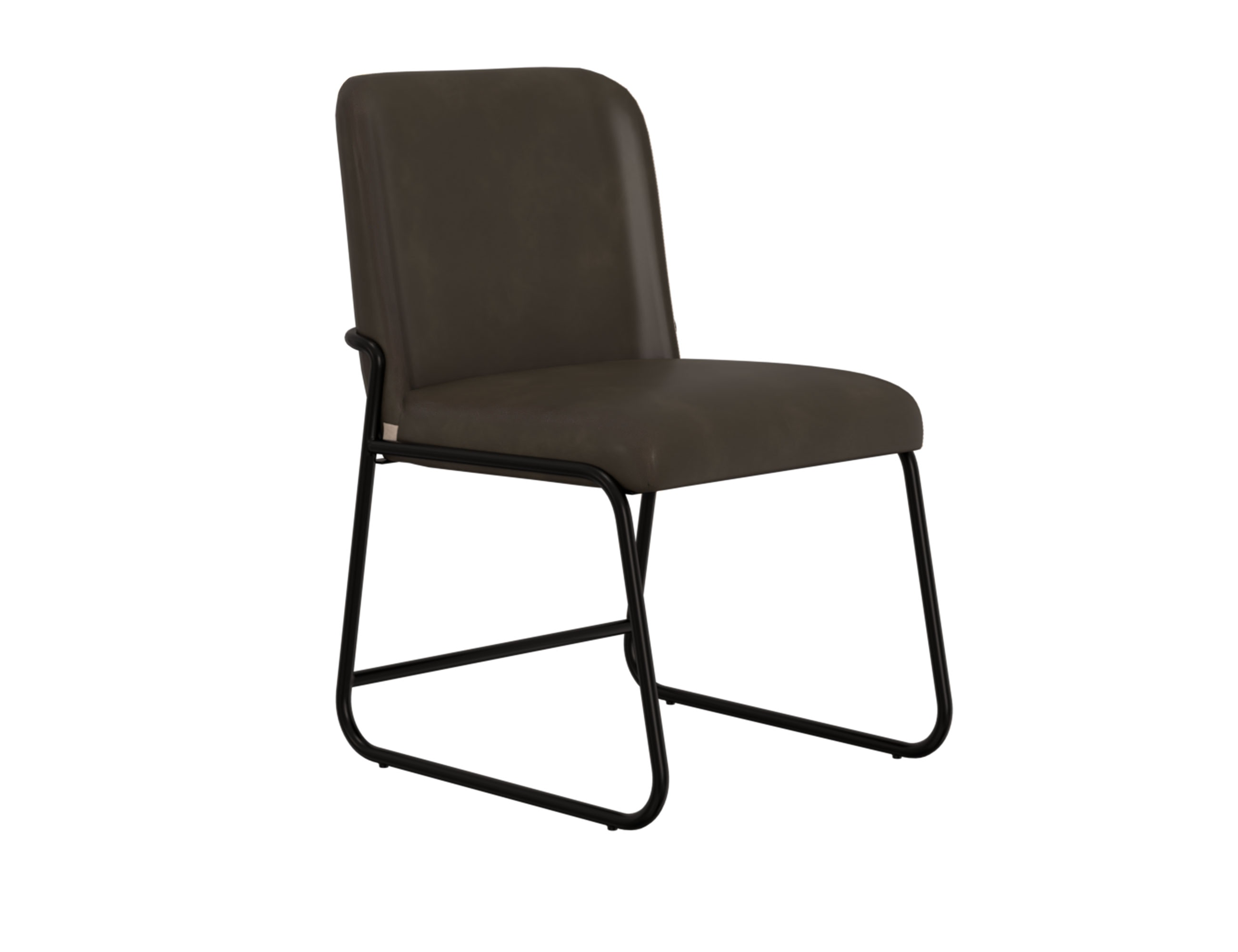International Furniture Direct Wooden Frame and Metal Base, Upholstered Chair IUP800-CHU-231