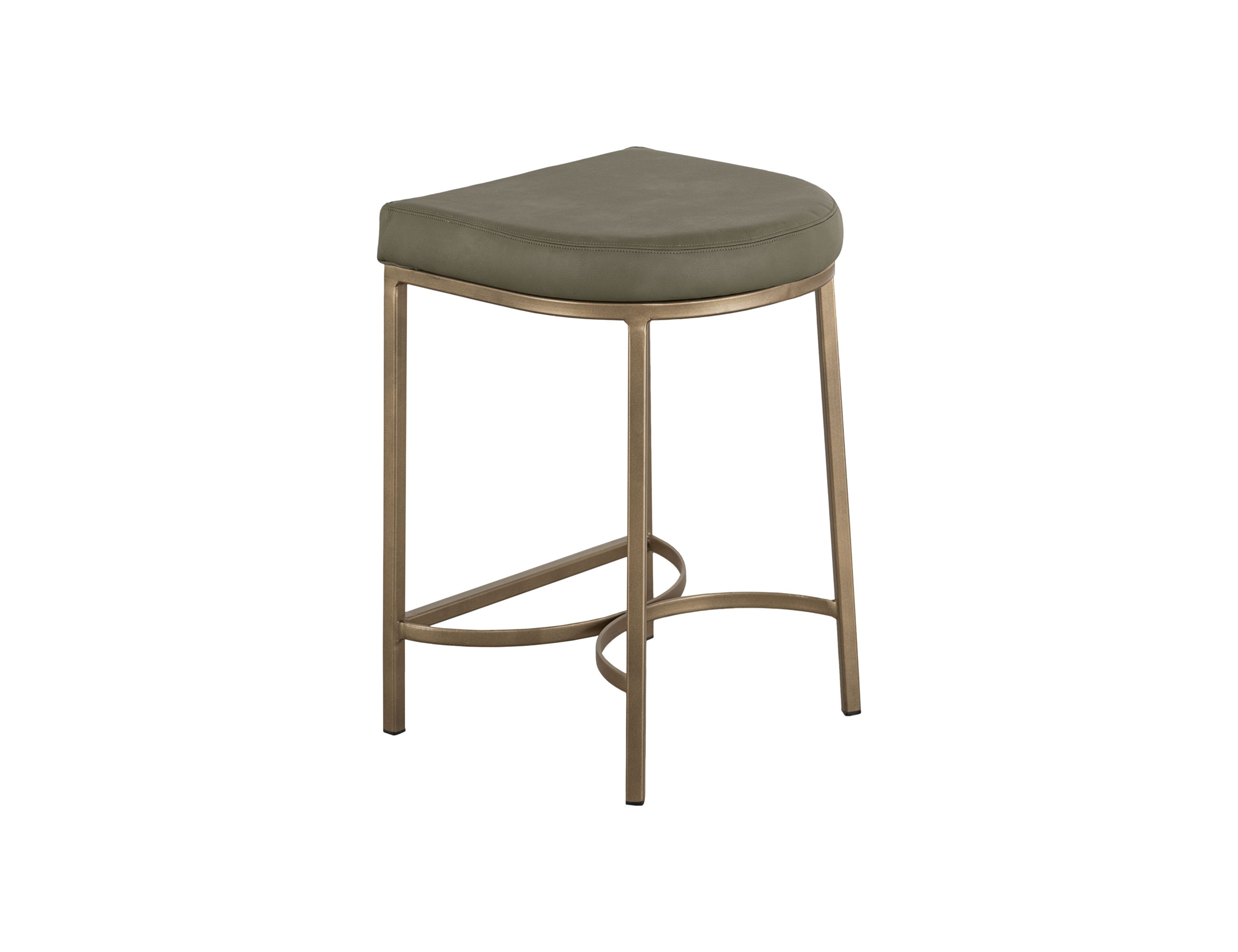 International Furniture Direct Wooden Frame and Metal Base, 24 Inch Stool IUP662-STL24-232