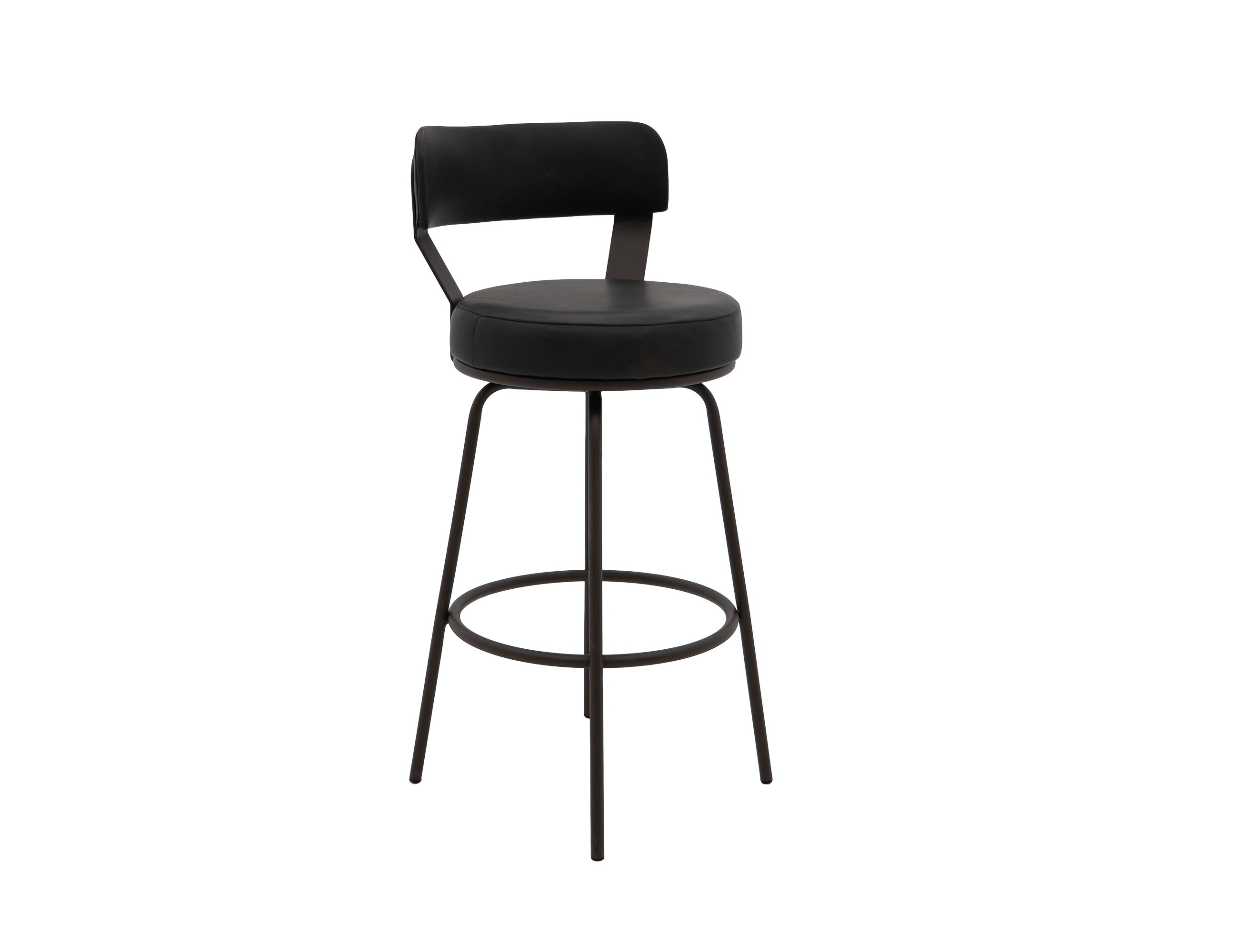 International Furniture Direct Wooden Frame and Metal Base, Barstool 30 Inch IUP701-BST30-216