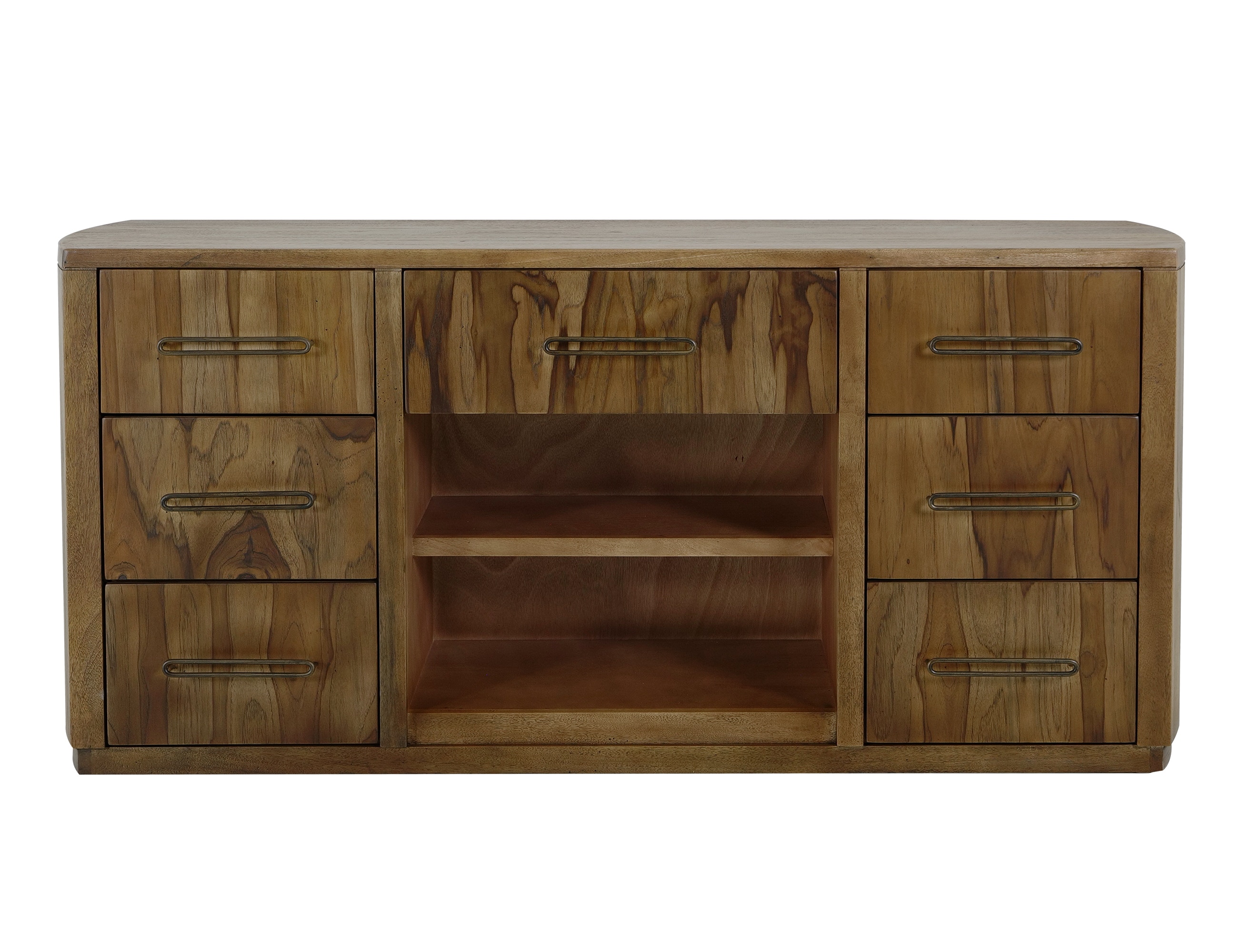 International Furniture Direct 7 drawer, 1 Shelf, Console IFD4222CNS