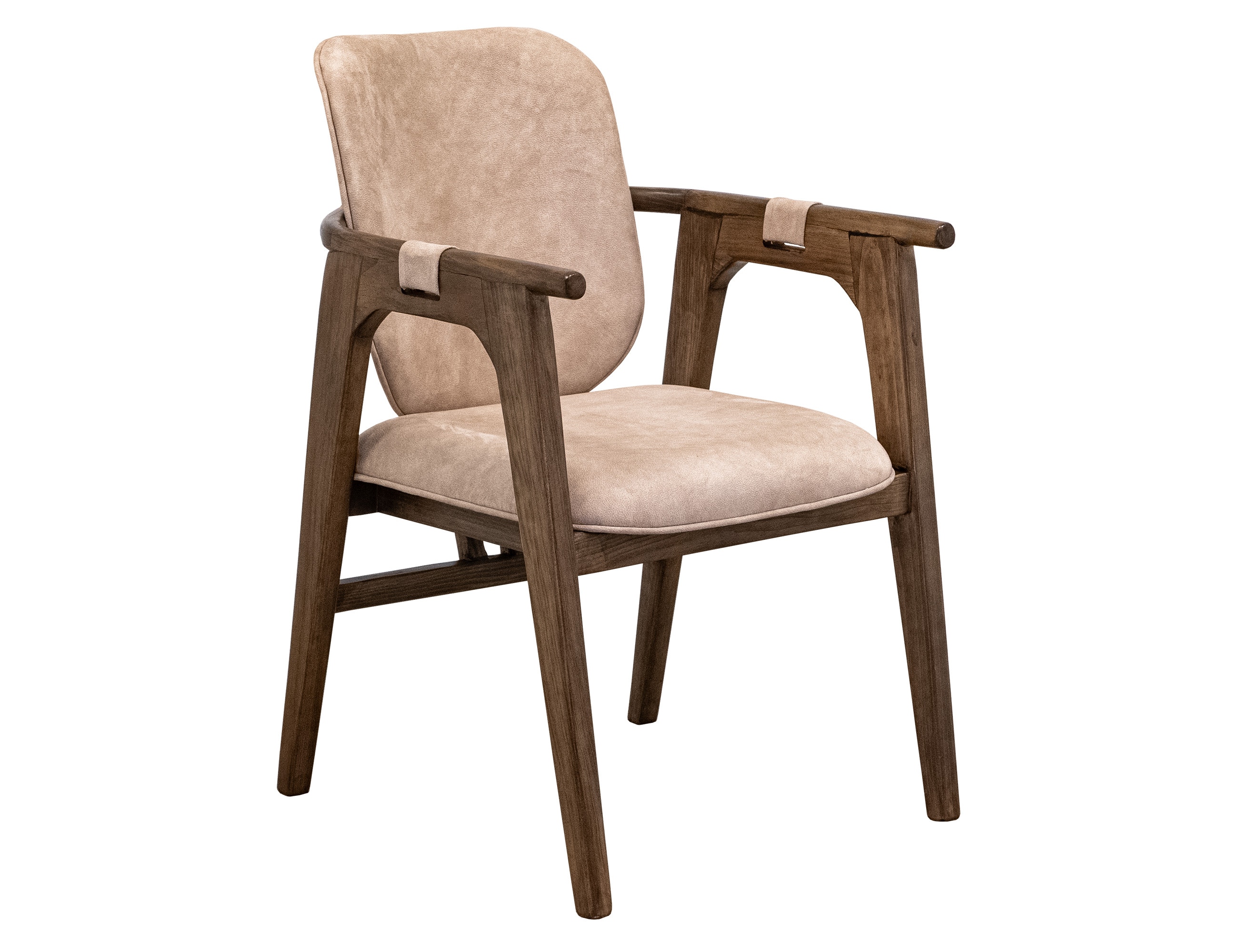  Poly Suede Upholstered Chair 