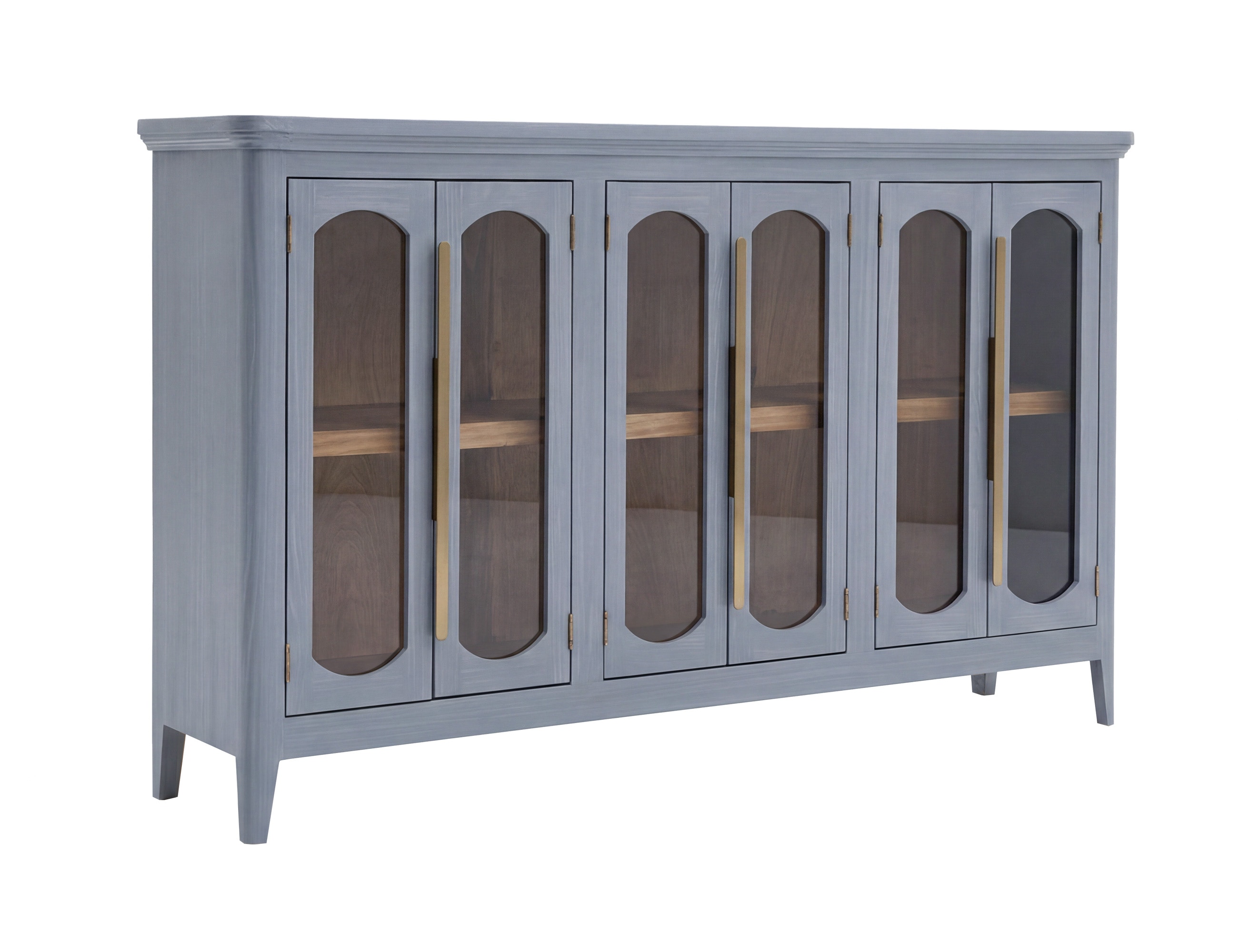 International Furniture Direct 6 Door, Console IFD9803CNSBL
