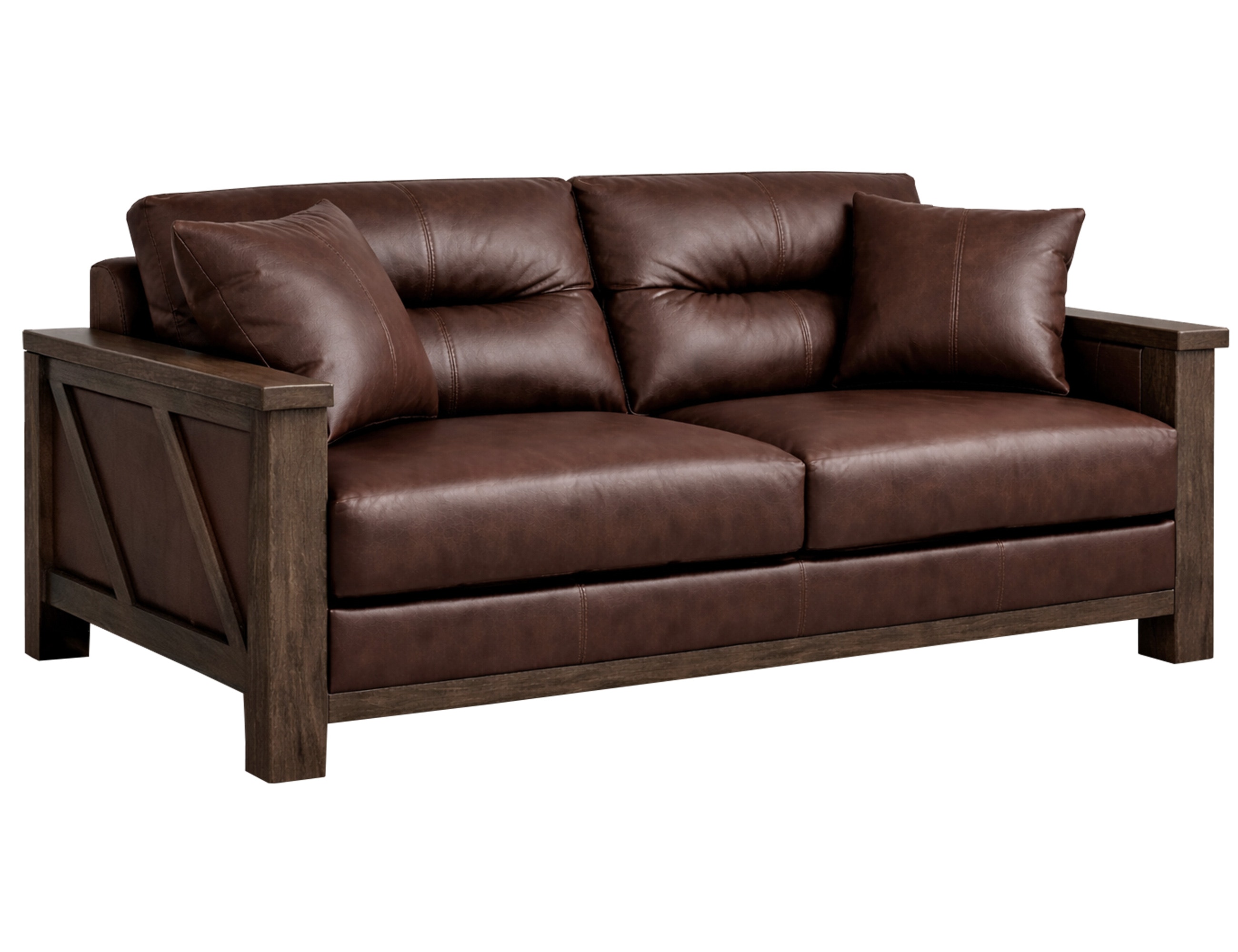 International Furniture Direct Wooden Frame, Upholstered Sofa IUP342-SOF-301