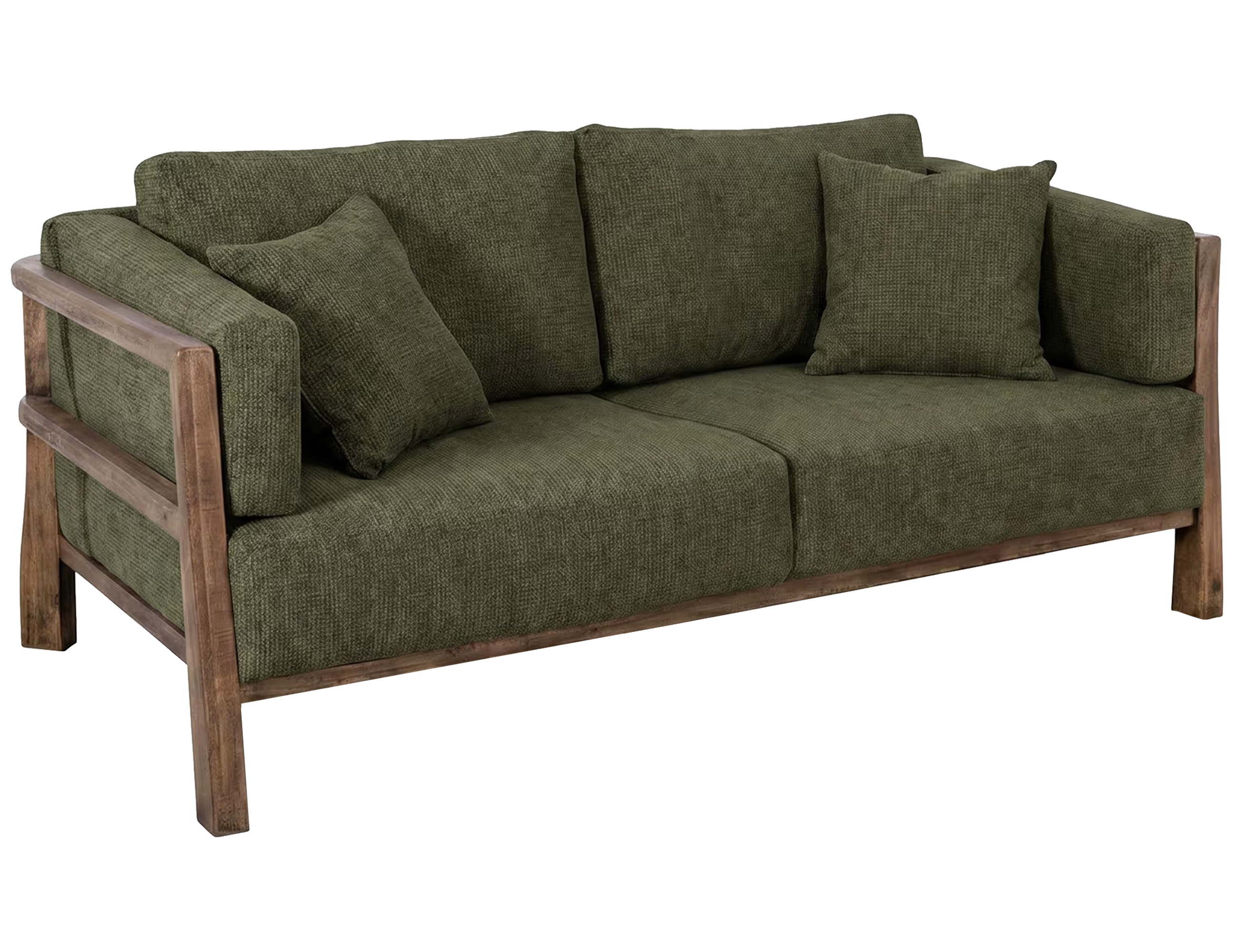 International Furniture Direct Wooden Frame, Upholstered Sofa IUP673-SOF-111