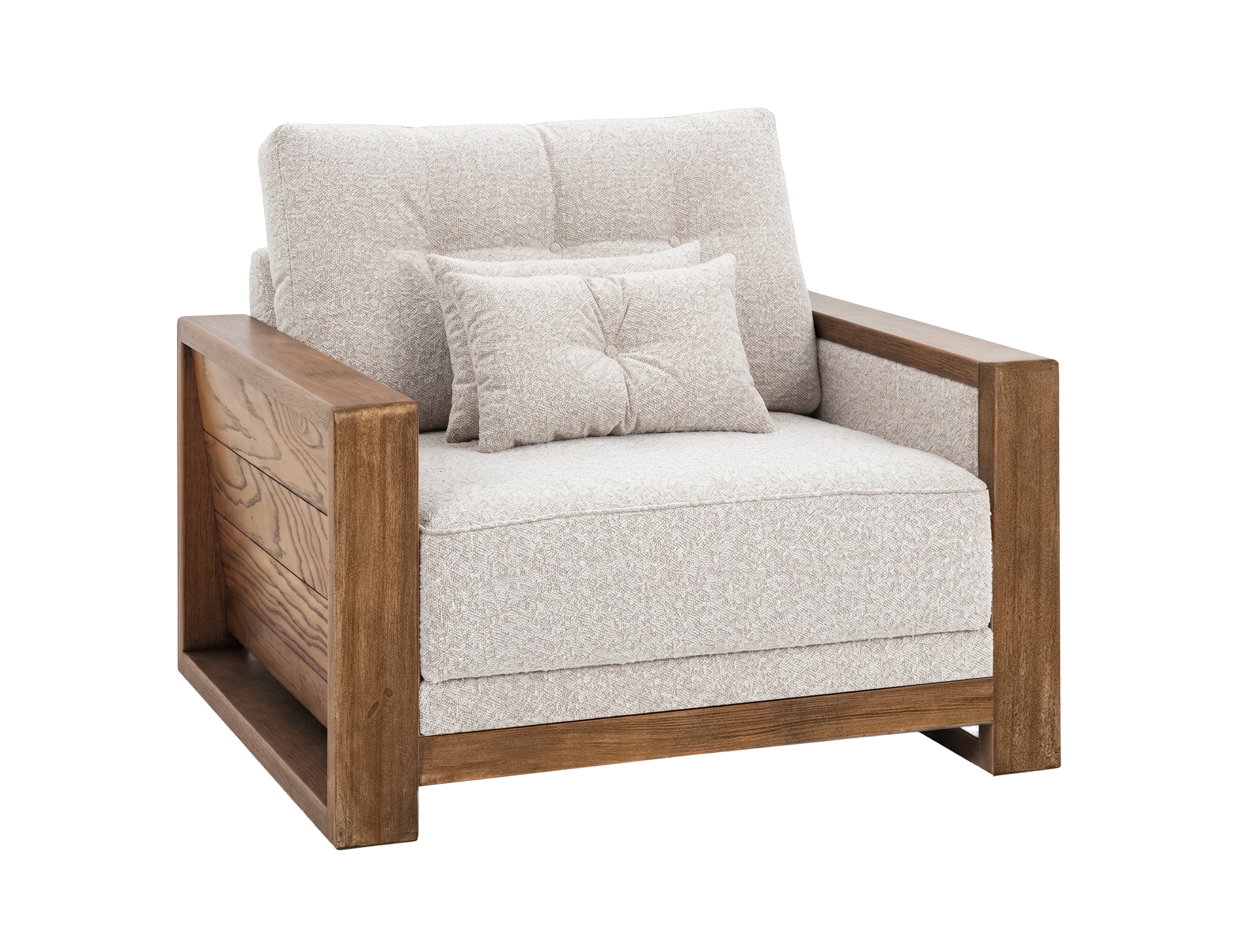  Wooden Frame and Base, Armchair 