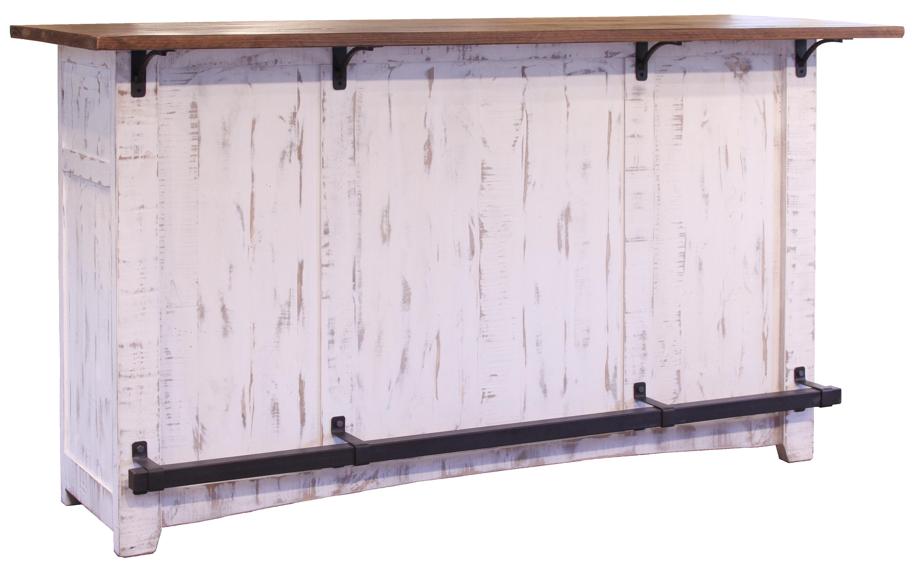 International Furniture Direct Bar And Game Room Wooden Bar Top