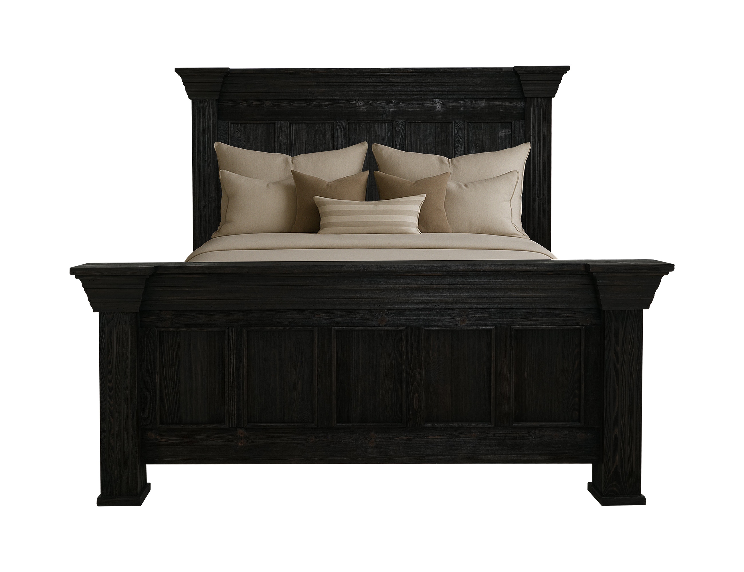 International Furniture Direct Terra Dark, Complete Queen Bed IFD1051BEDQE