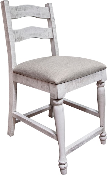 International Furniture Direct Rock Valley Upholstered Seat 24" Barstool IFD1921BST24