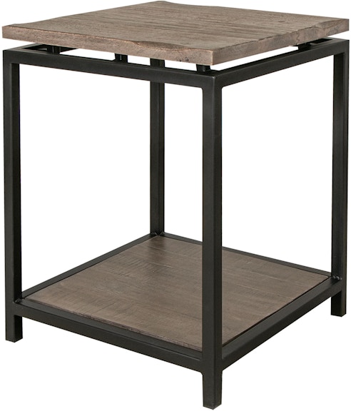International Furniture Direct Blacksmith Metal Frame End Table IFD2321END