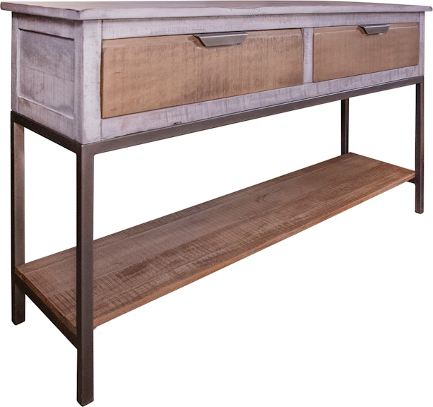 International Furniture Direct Mita 2 Drawer Sofa Table IFD2411SOF
