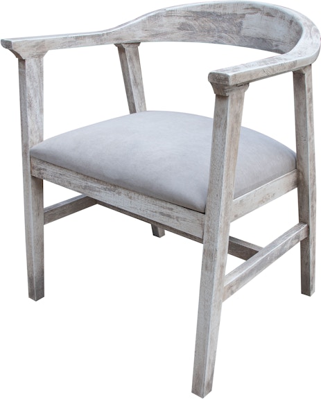 International Furniture Direct Sahara Upholstered Seat Wooden Chair IFD2951CHRWT