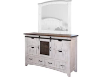International Furniture Direct Bedroom 6 Drawer 1 Mesh Door Dresser IFD360DSR - Woodworks Home International Furniture Direct Bedroom 6 Drawer 1 Mesh Door Dresser IFD360DSR - Woodworks Home