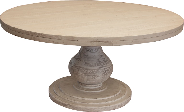 International Furniture Direct Bonanza Ivory Round Table IFD4151RND-TBL