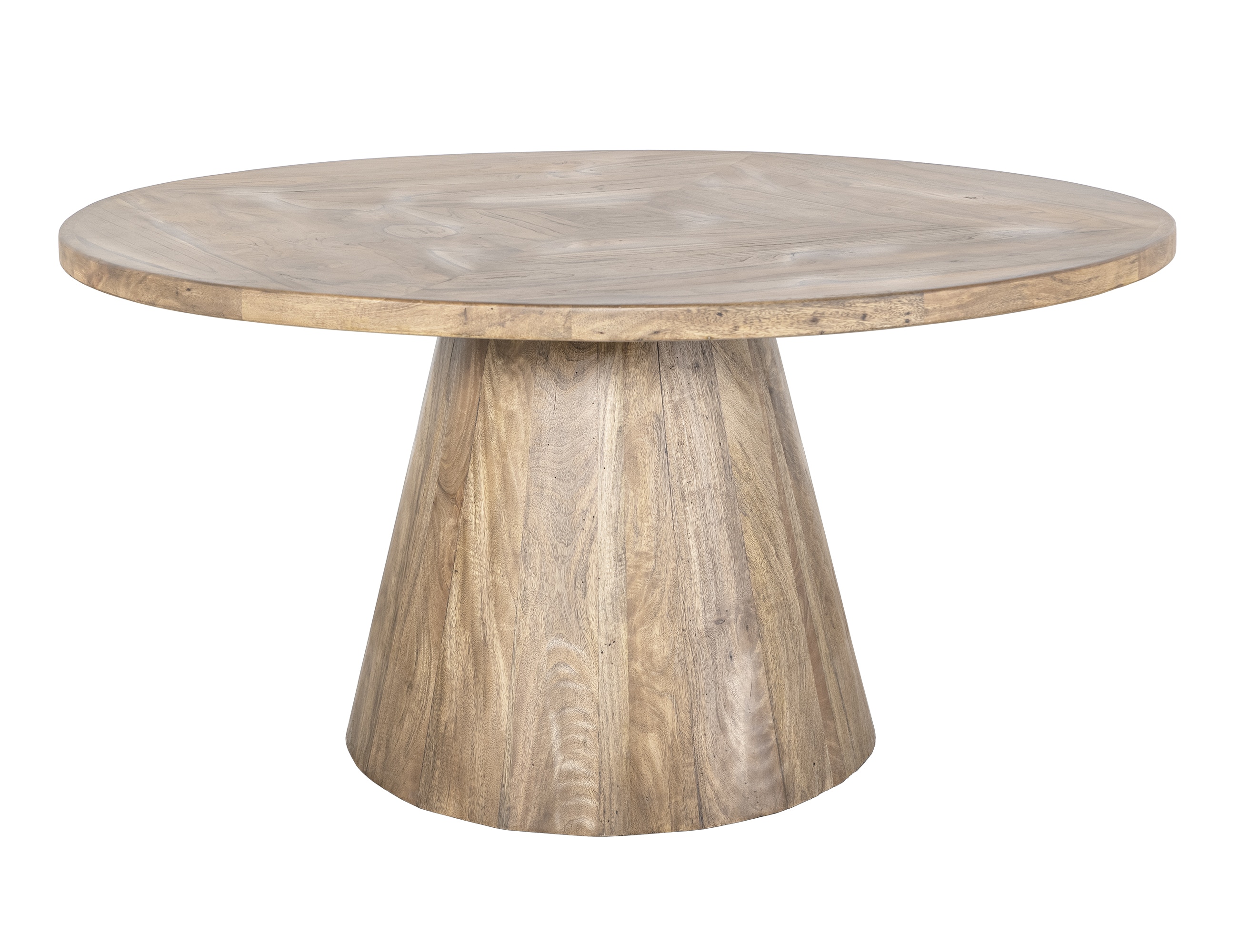International Furniture Direct White Balam, Round Dining Table IFD4321DINTBLRD