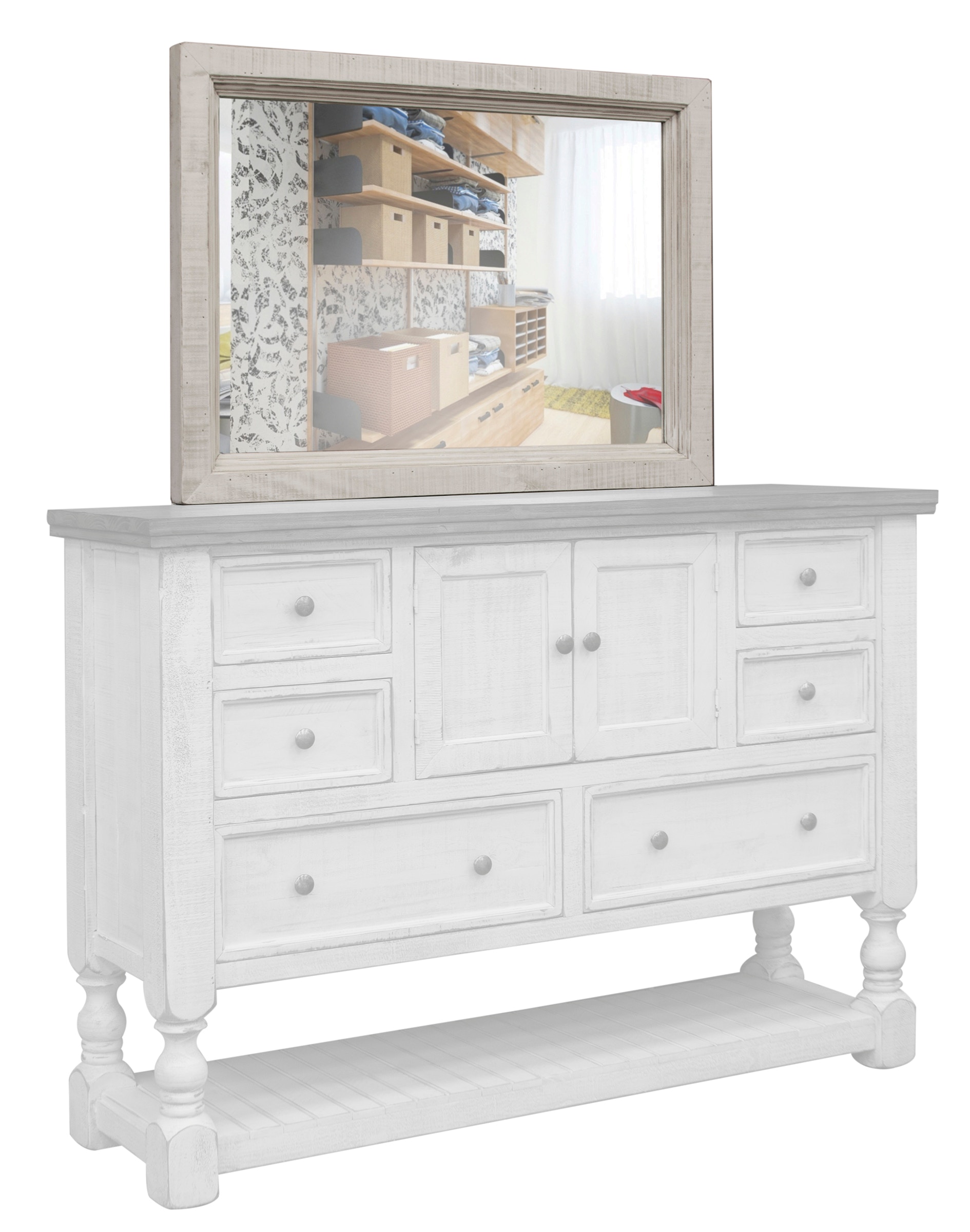 International Furniture Direct Stone IFD4690MIR Mirror