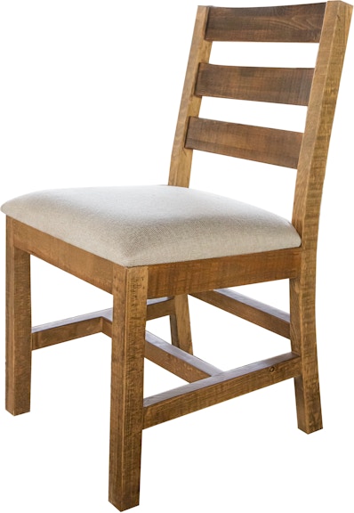 International Furniture Direct Olivo Upholstered Seat Wooden Chair IFD5411CHR