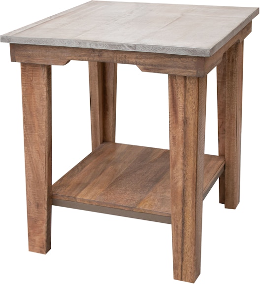 International Furniture Direct TULUM End Table IFD6221END