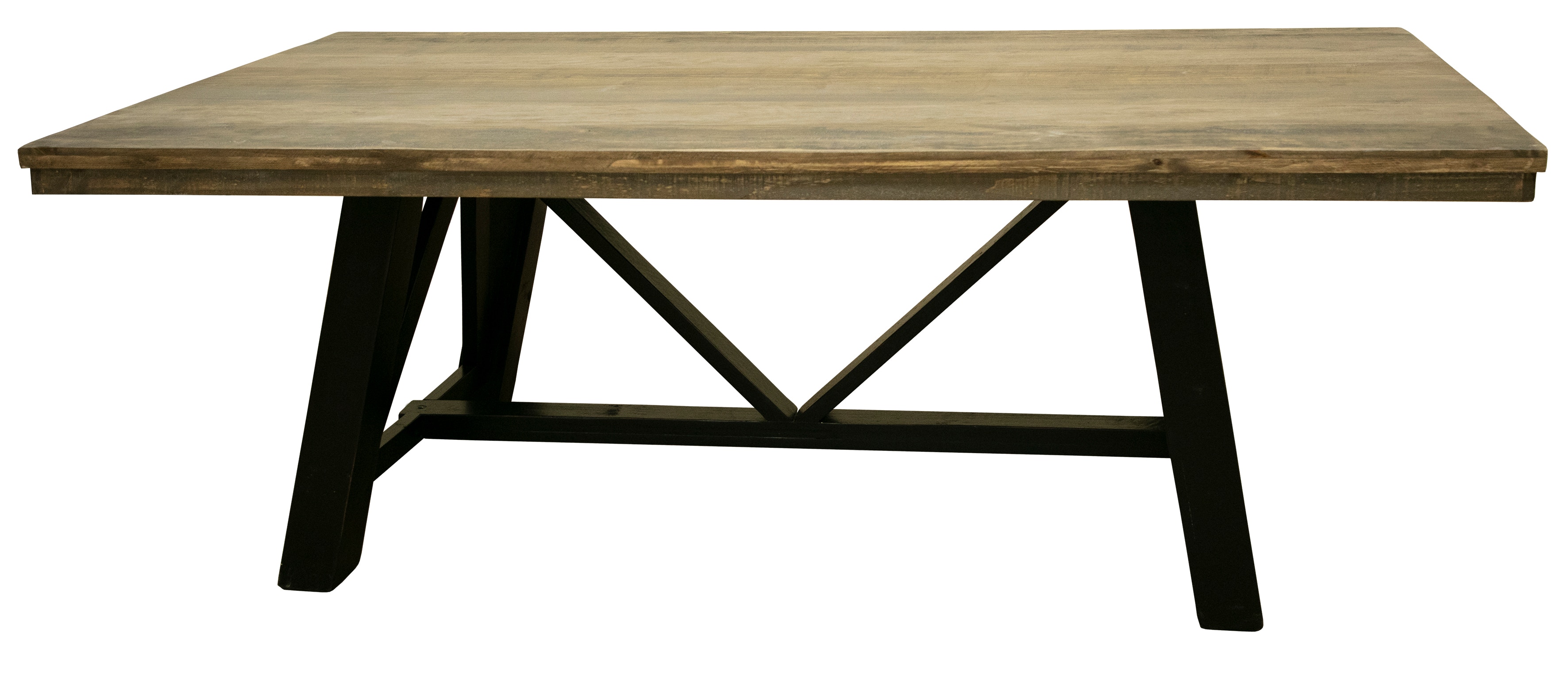 International Furniture Direct IFD6441-TBL Loft Brown Dining Table