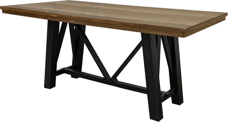 International Furniture Direct Loft Brown Counter Height Table Base IFD6441CTBBA