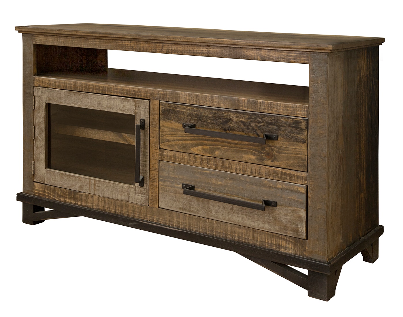 International Furniture Direct 2 Drawer 1 Door 52 Inch TV Stand IFD6441STN52
