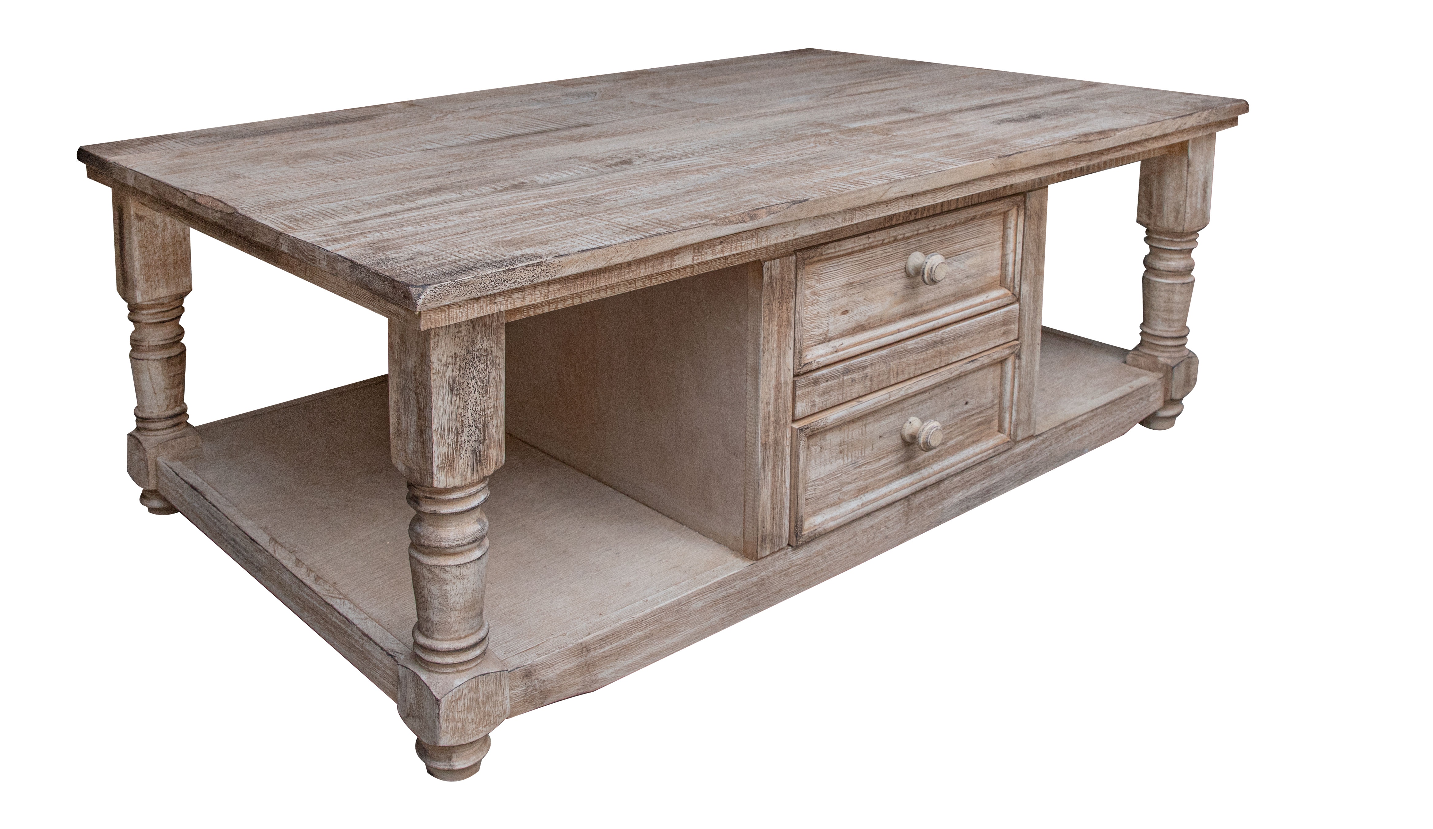 International Furniture Direct 4 Drawer Cocktail Table