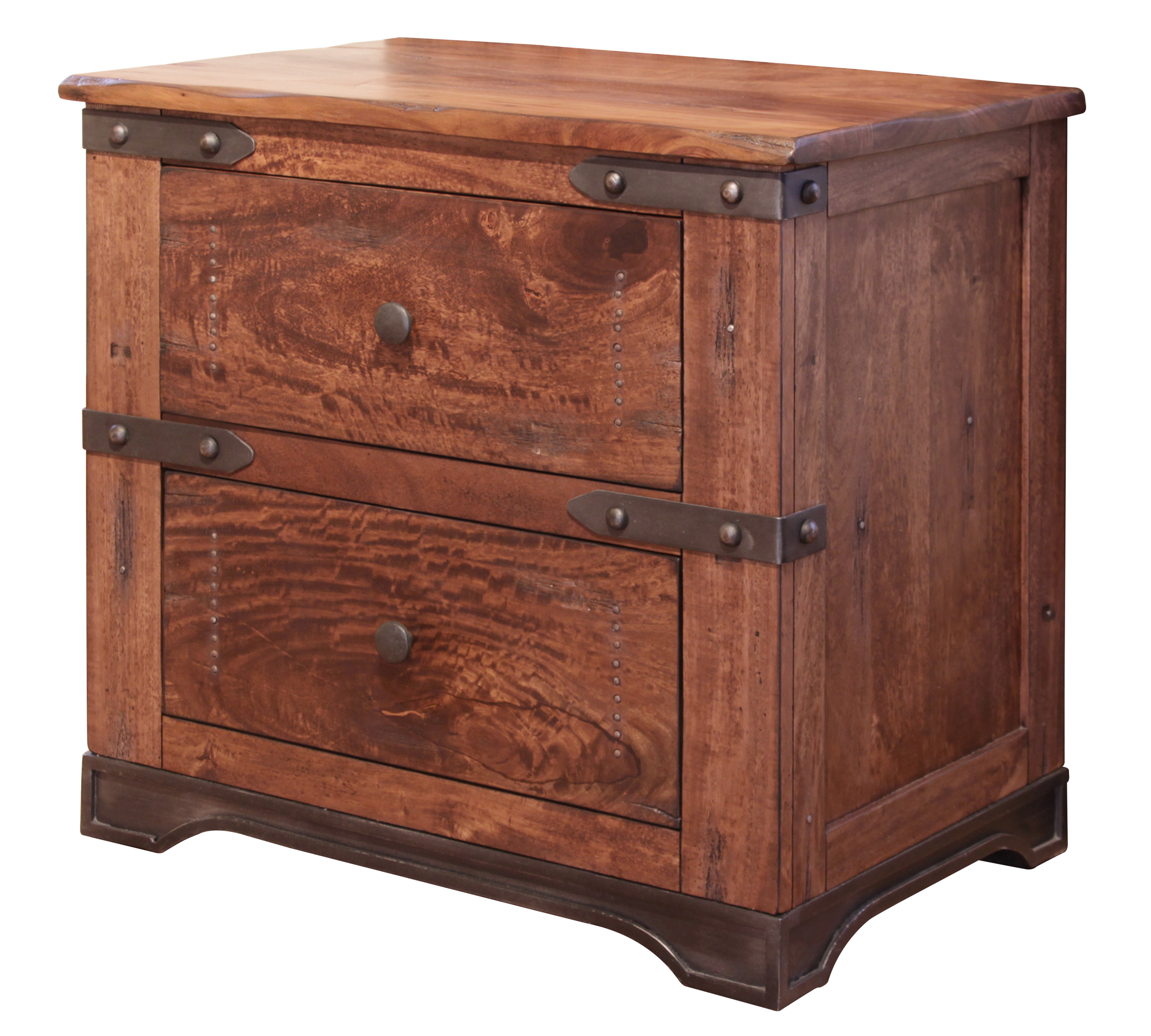 International Furniture Direct Bedroom 2 Drawer Nightstand IFD866NTST
