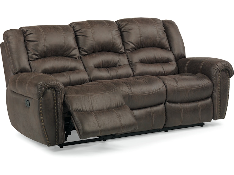 Picture of DOWNTOWN MANUAL RECLINING SOFA DARK BROWN