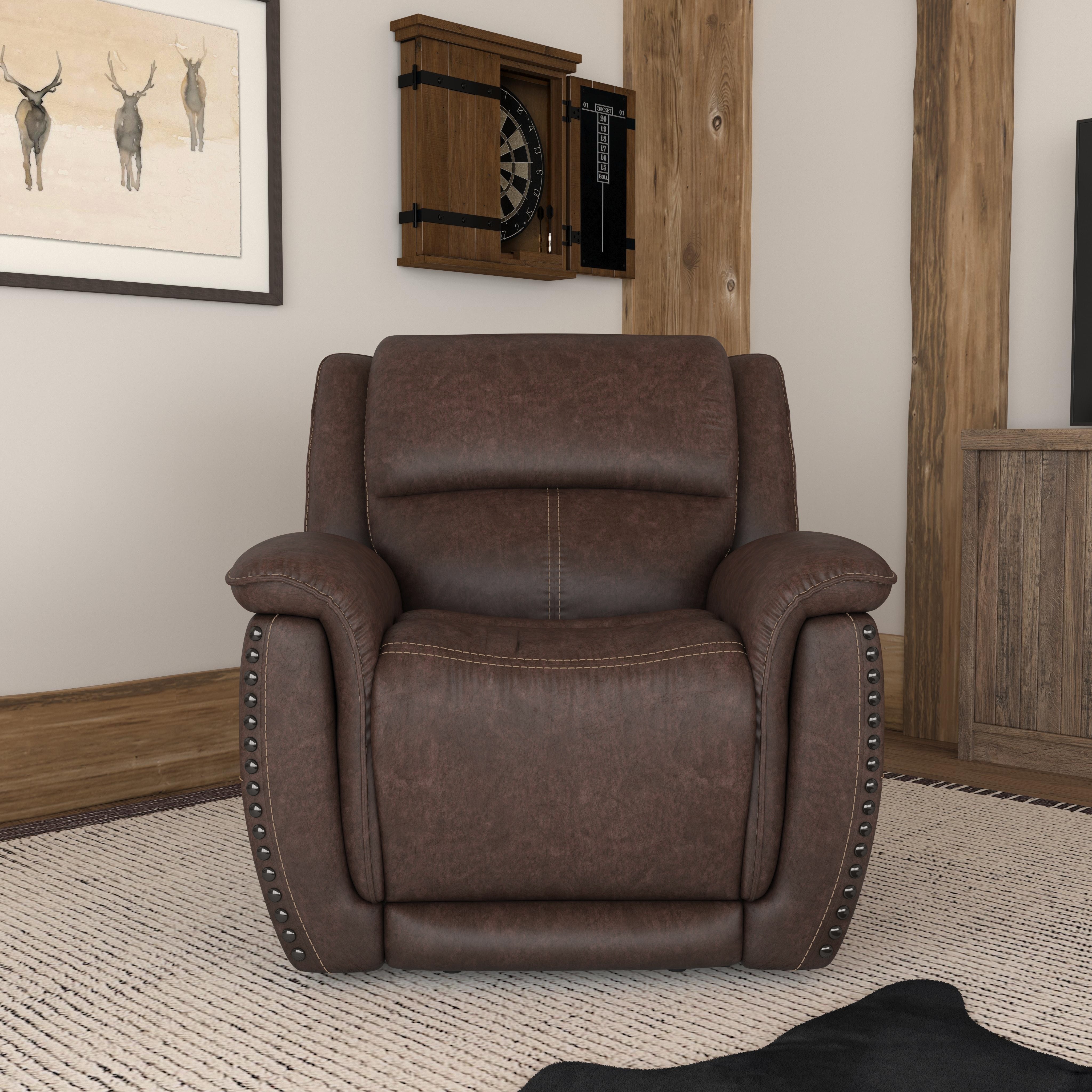 Flexsteel Living Room Power Recliner with Power Headrest 101150PH